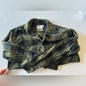 Green & black flannel